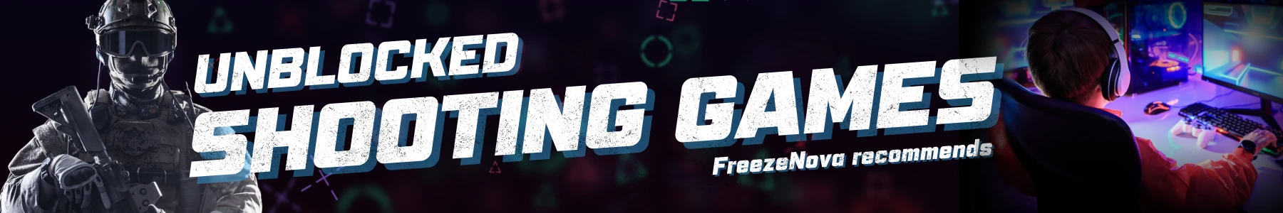 Shooting Games Banner